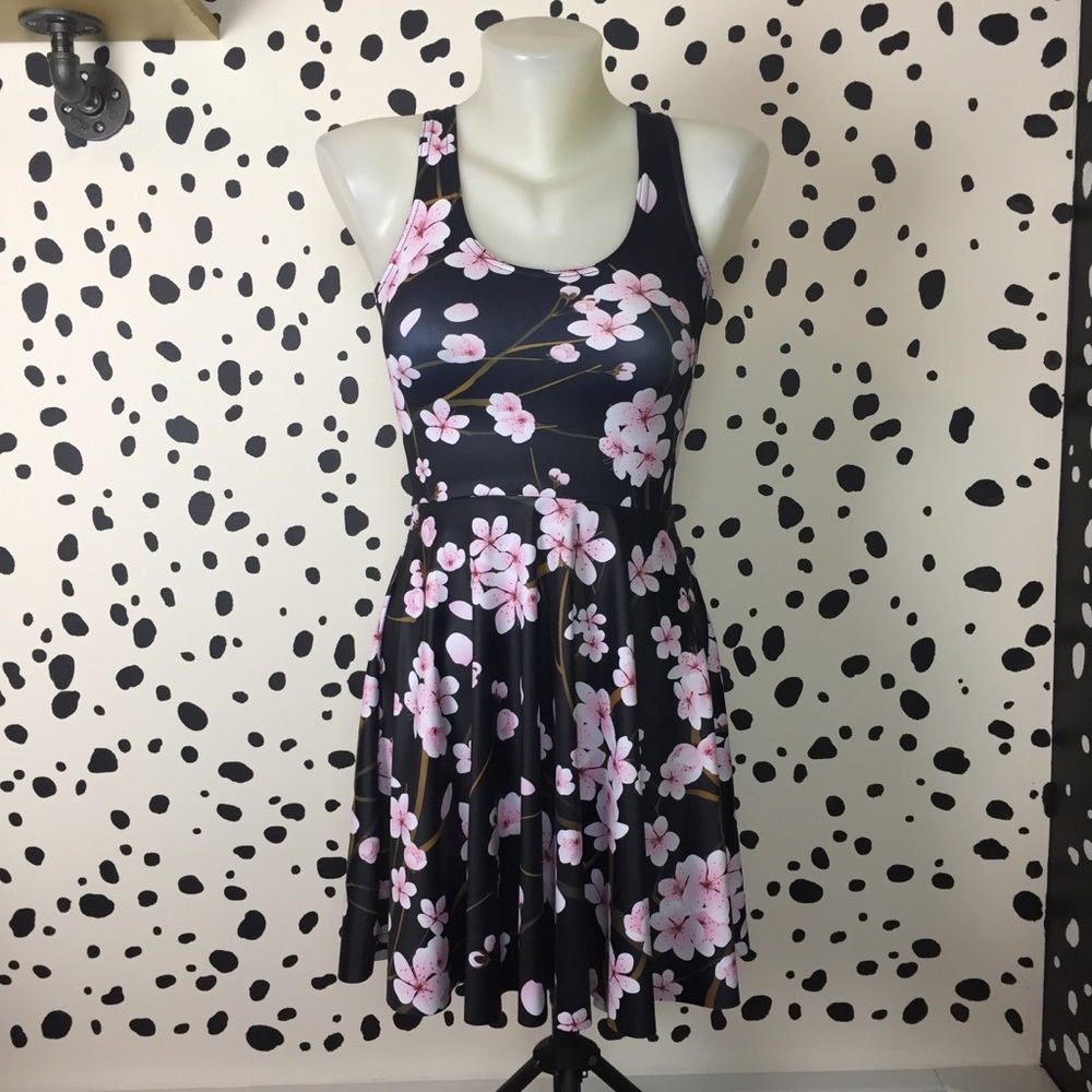 Cherry Blossom Skater Dress